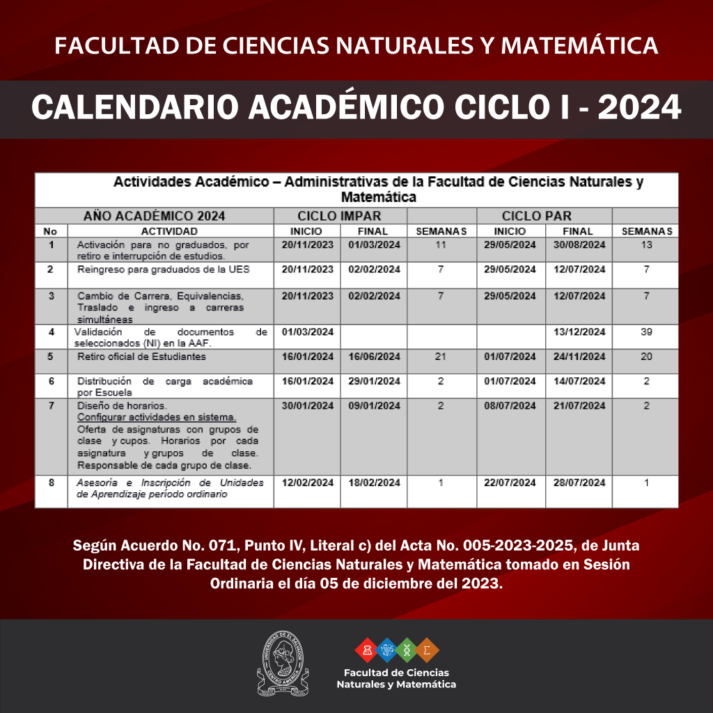 Calendario Académico