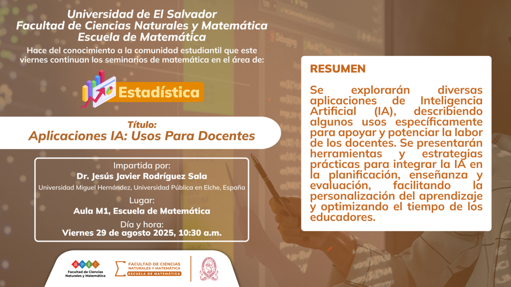 Seminario del área de Estadística