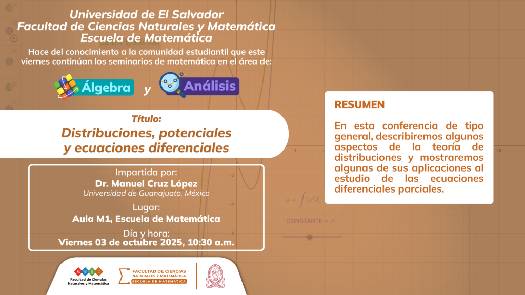 seminario del área de Álgebra y Análisis