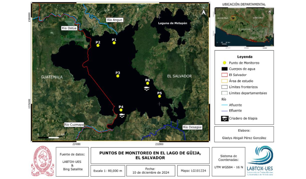 Informe de Cianobacterias tóxicas – Lago de Güija