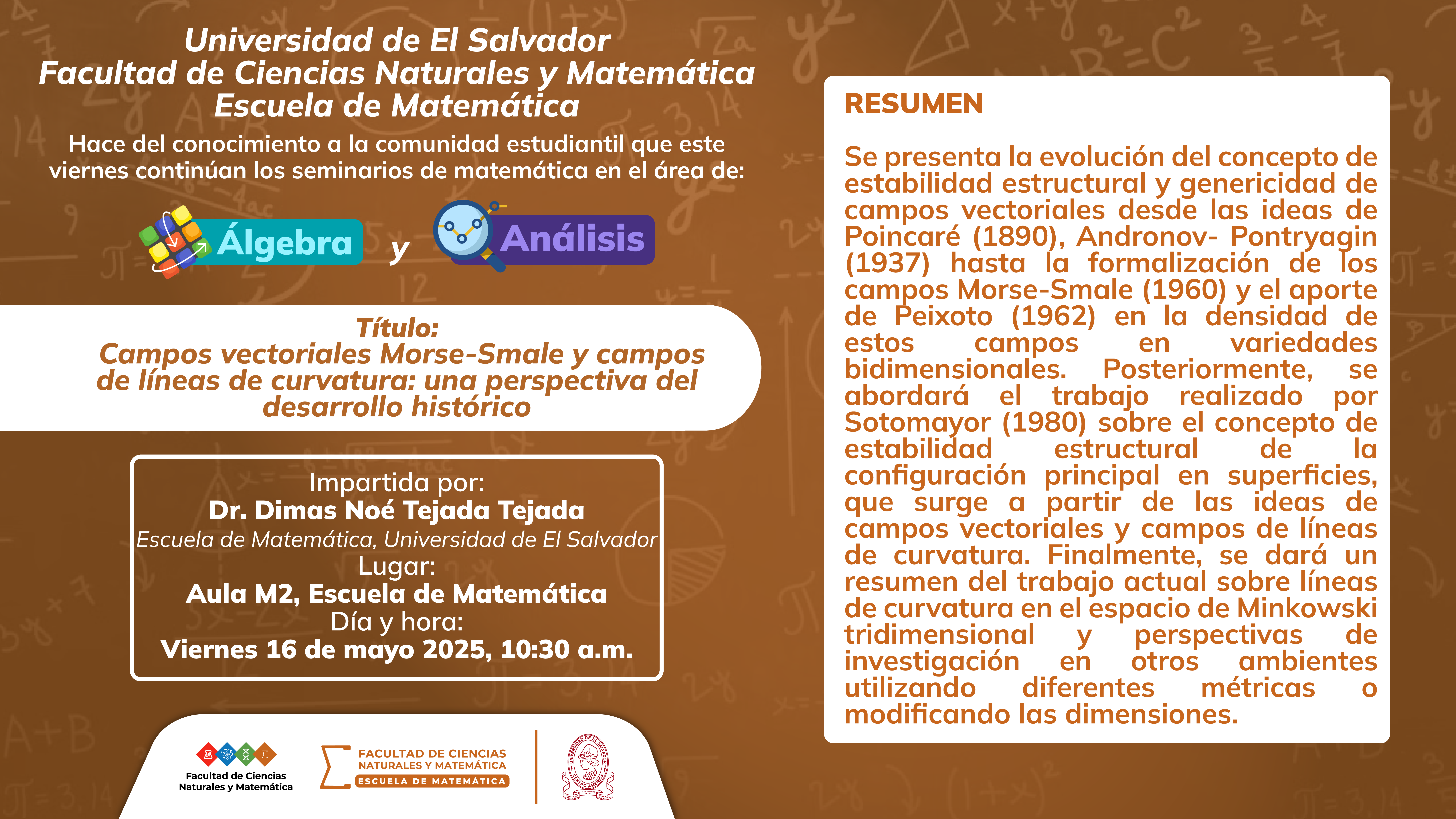 📌 Seminario de Álgebra y Análisis 📌