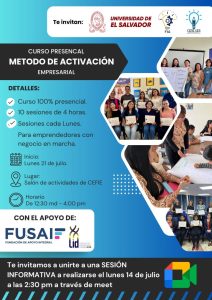 Curso de Formación para Emprendedores  Método de Activación Empresarial (MAE)