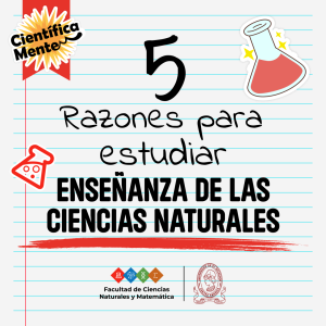 CientíficaMente – Licenciatura en Enseñanza de las Ciencias Naturales