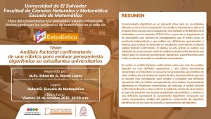 Seminario de la Escuela de Matemática – Área de Estadística