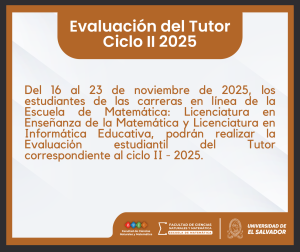 Evaluación del Tutor – Ciclo II 2025