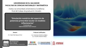 Defensa final del trabajo de graduación